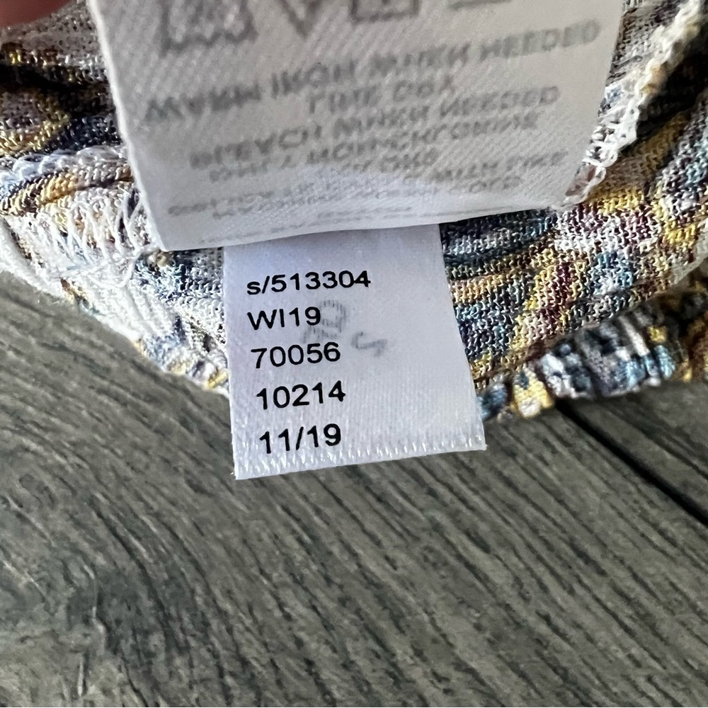 Loft Beach Paisley Print Romper Large - Picture 9 of 11